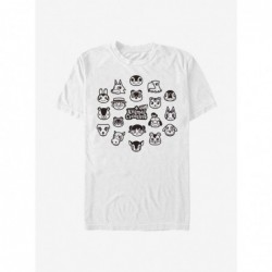 New Arrival Animal Crossing New Horizons Group T-Shirt $10.28 T-Shirts