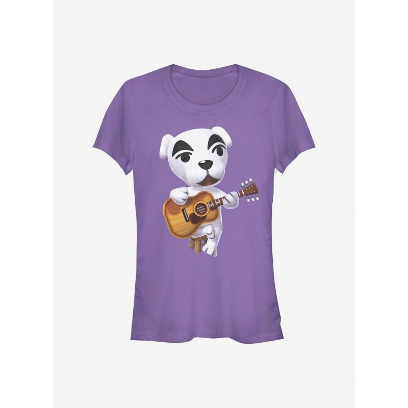 Unique Nintendo Animal Crossing K.K. Slider Girls T-Shirt $10.96 T-Shirts