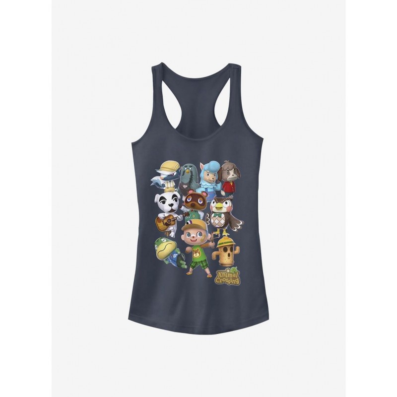 Absolute Discount Nintendo Animal Crossing Welcome Girls Tank $6.77 Tanks