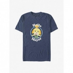 Unique Animal Crossing Isabelle Hello Mayor Big & Tall T-Shirt $11.24 T-Shirts