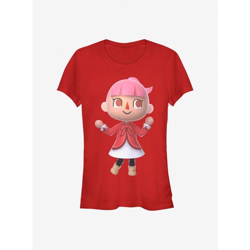 Premium Nintendo Animal Crossing Lady Villager Girls T-Shirt $11.45 T-Shirts