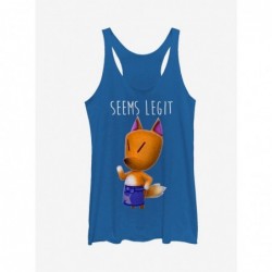 Discount Nintendo Animal Crossing Redd the Fox Seems Legit Girls Tanks $9.12 Tanks