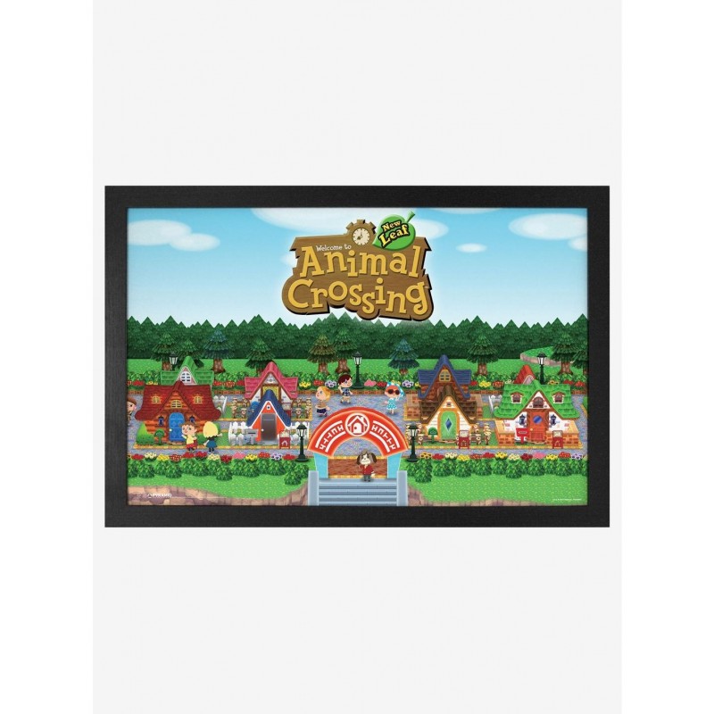 Special Animal Crossing: New Leaf Town Framed Wall Art $9.96 Others