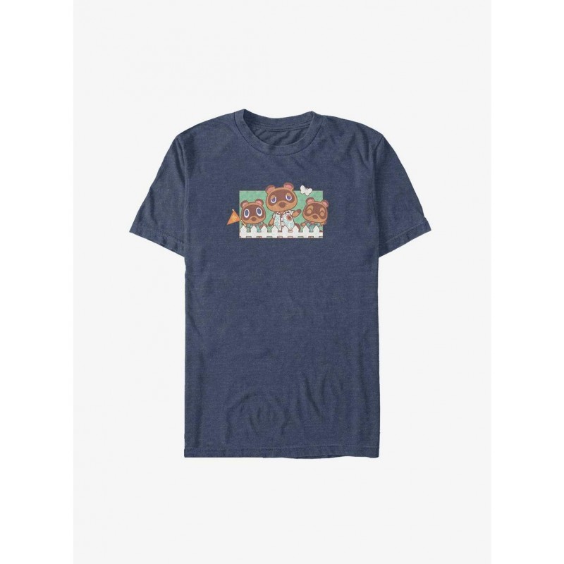 Limited-time Offer Nintendo Animal Crossing Nook Family Big & Tall T-Shirt $9.57 T-Shirts