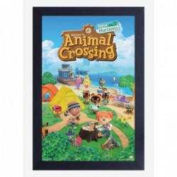 Best Deal Animal Crossing: New Horizons Pathway Framed Wood Wall Art $10.21 Others