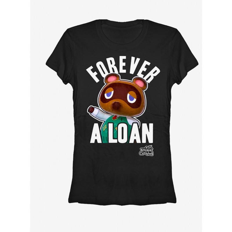 Premium Nintendo Animal Crossing Forever A Loan Girls T-Shirt $8.22 T-Shirts