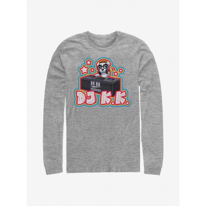 Crazy Deals Animal Crossing DJ K.K. Japanese Pop Long-Sleeve T-Shirt $12.37 T-Shirts