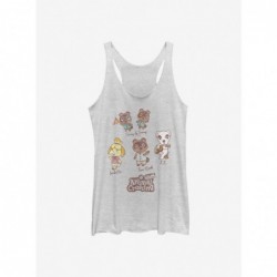 Fashion Animal Crossing Character Textbook Girls Tank $6.22 Tanks