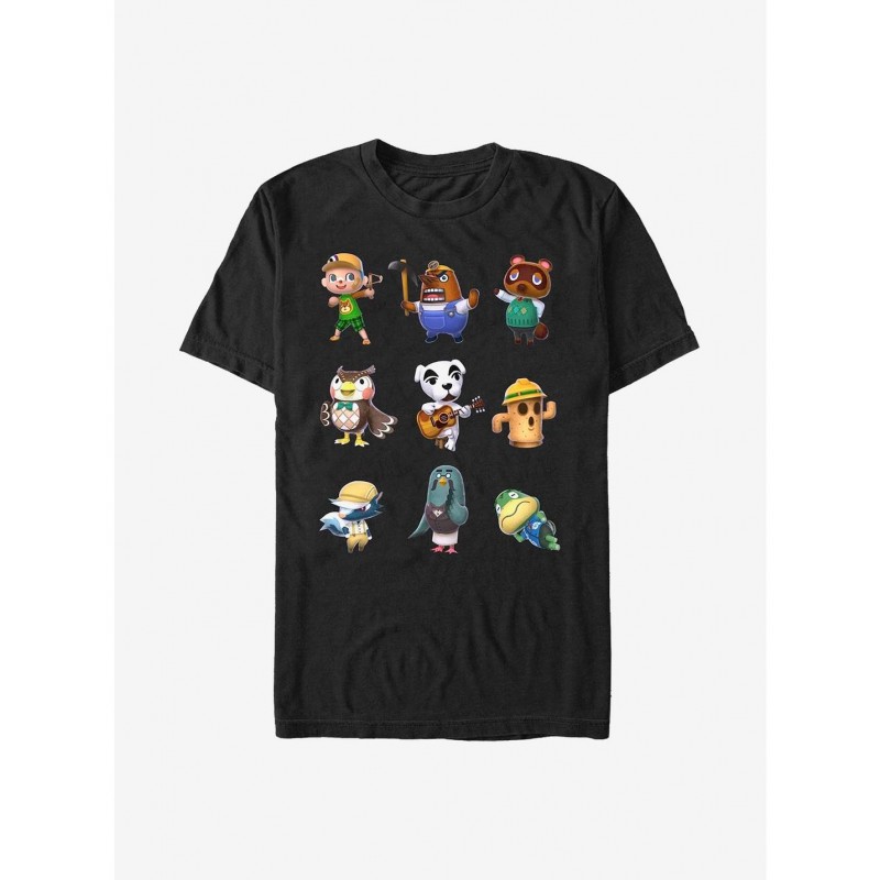 Huge Discount Nintendo Animal Crossing Town Folk T-Shirt $10.28 T-Shirts