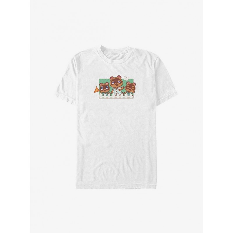 Exclusive Nintendo Animal Crossing Nook Family Big & Tall T-Shirt $10.29 T-Shirts