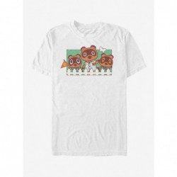 Exclusive Extra Soft Nintendo Animal Crossing Nook Family T-Shirt $10.12 T-Shirts