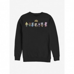 Discount Sale Nintendo Animal Crossing Main Players Crew Sweatshirt $12.69 Sweatshirts