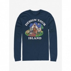 Seasonal Sale Animal Crossing Design Your Island Long-Sleeve T-Shirt $9.74 T-Shirts