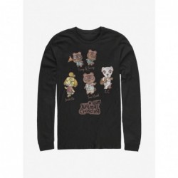 Fashion Animal Crossing Character Textbook Long-Sleeve T-Shirt $11.32 T-Shirts