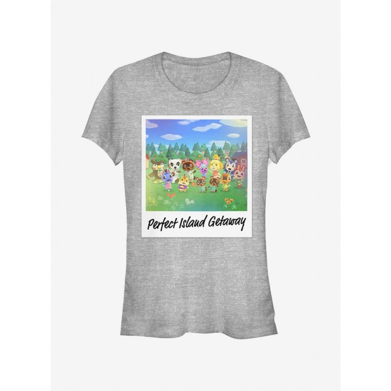 Premium Animal Crossing Island Getaway Girls T-Shirt $8.72 T-Shirts