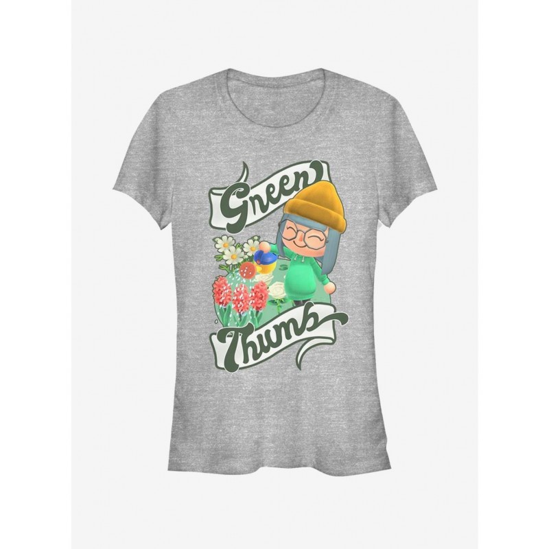 Flash Sale Animal Crossing Green Thumb Girls T-Shirt $7.47 T-Shirts