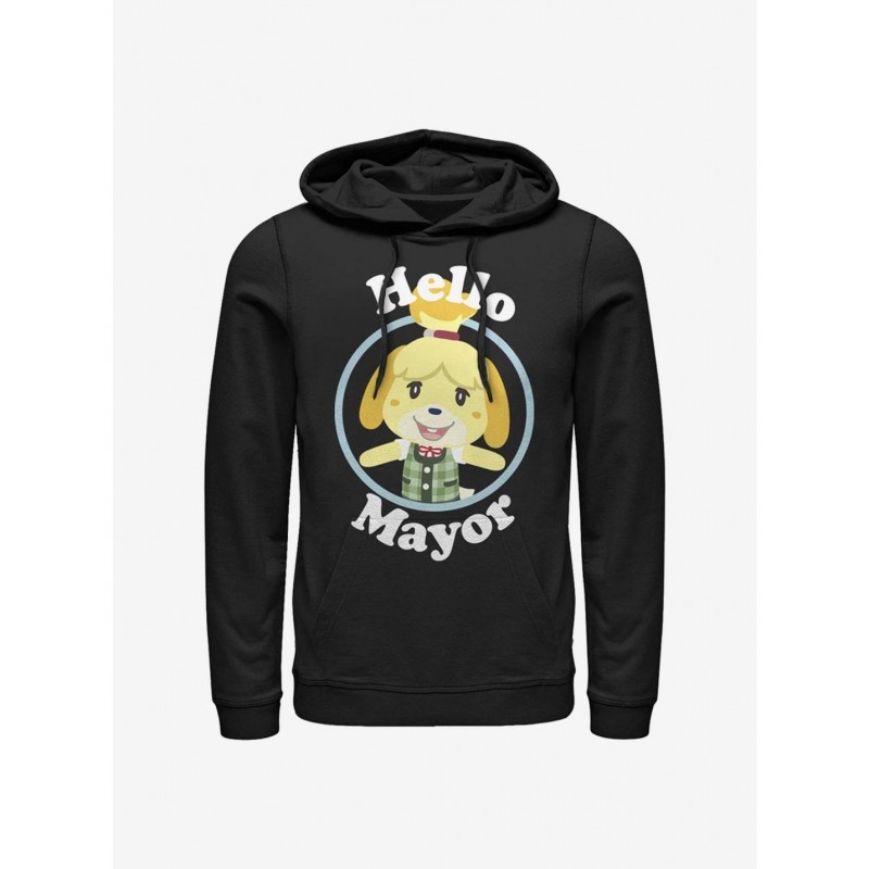 Bestselling Animal Crossing Hello Mayor Hoodie $16.52 Hoodies