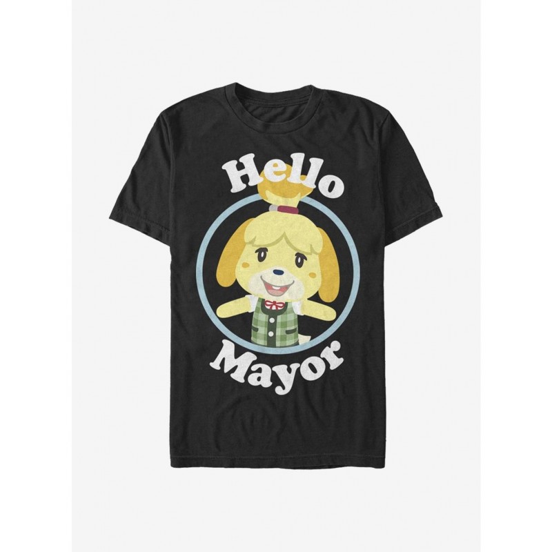 High Quality Animal Crossing Hello Mayor T-Shirt $8.37 T-Shirts