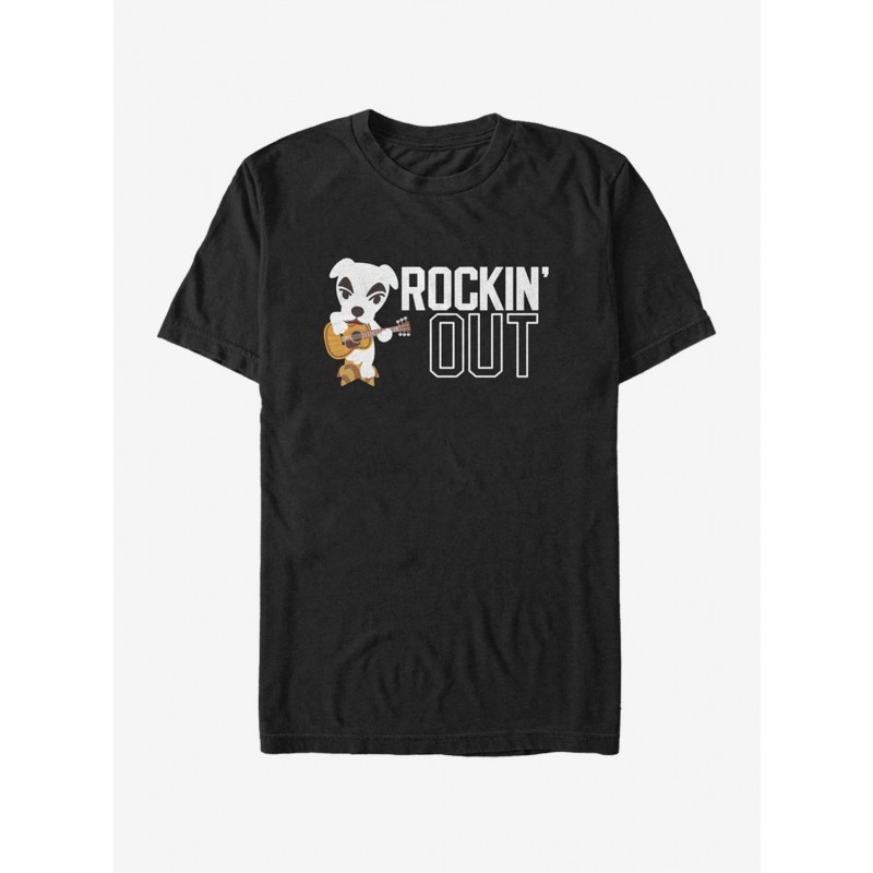 Hot Sale Animal Crossing Rockin Out T-Shirt $11.71 T-Shirts