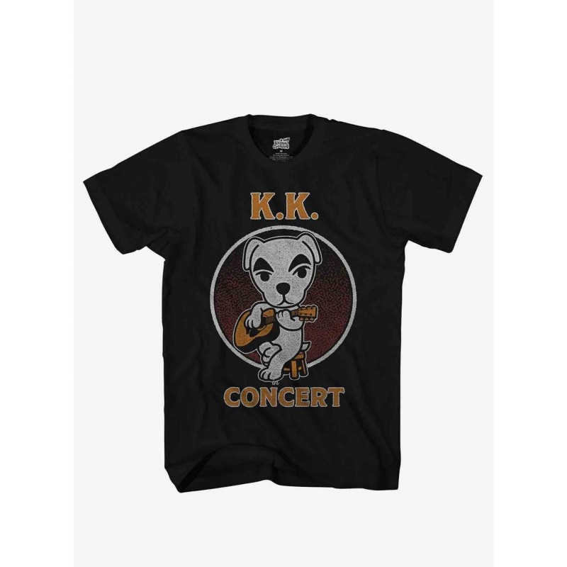 New Arrival Animal Crossing: New Horizon K.K. Slider Tour T-Shirt $9.08 T-Shirts