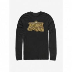 Wholesale Animal Crossing Logo Long-Sleeve T-Shirt $10.53 T-Shirts