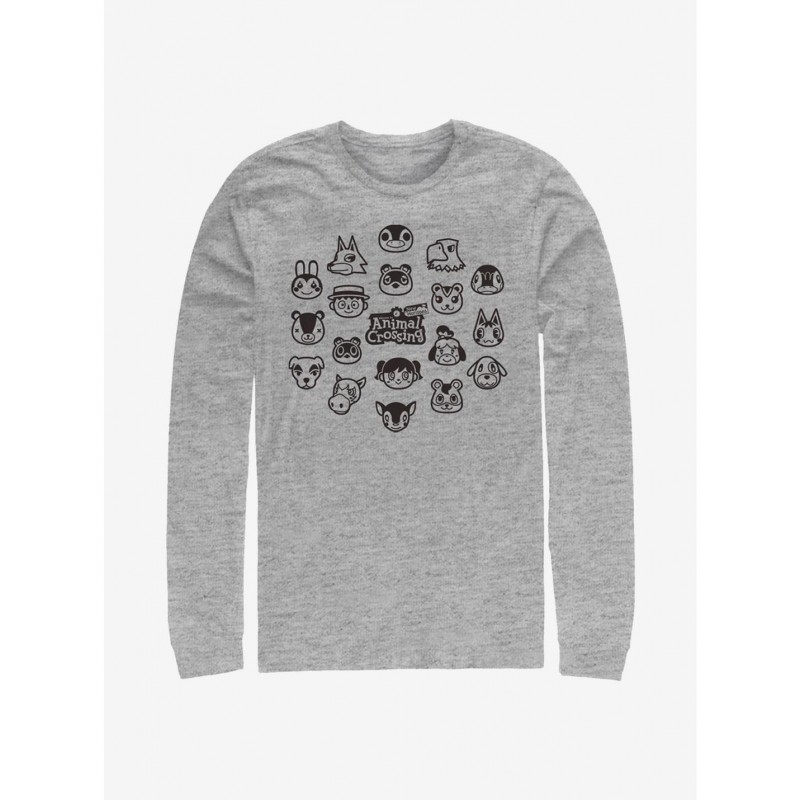 Pre-sale Discount Animal Crossing New Horizons Group Long-Sleeve T-Shirt $7.90 T-Shirts