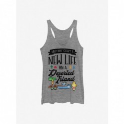 Best Deal Animal Crossing Start A New Life Girls Tank $10.15 Tanks