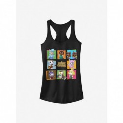 Pre-sale Discount Nintendo Animal Crossing 8 Character Paste Up Girls Tank $7.37 Tanks