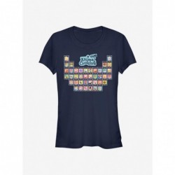 Crazy Deals Animal Crossing: New Horizons Table Of Villagers Girls T-Shirt $7.97 T-Shirts