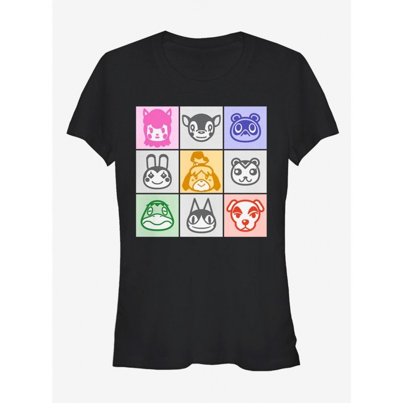 Exclusive Price Nintendo Animal Crossing Portrait Girls T-Shirt $11.21 T-Shirts