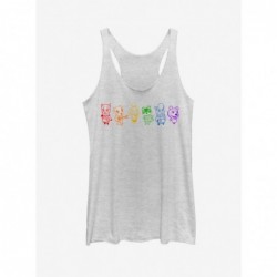 Limited-time Offer Nintendo Animal Crossing Line Art Rainbow Girls Tank $7.97 Tanks