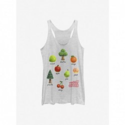 Unique Nintendo Animal Crossing Fruits And Trees Girls Tank $9.95 Tanks