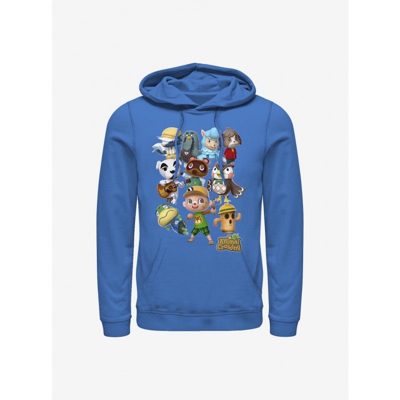 Seasonal Sale Nintendo Animal Crossing Welcome Hoodie $12.57 Hoodies