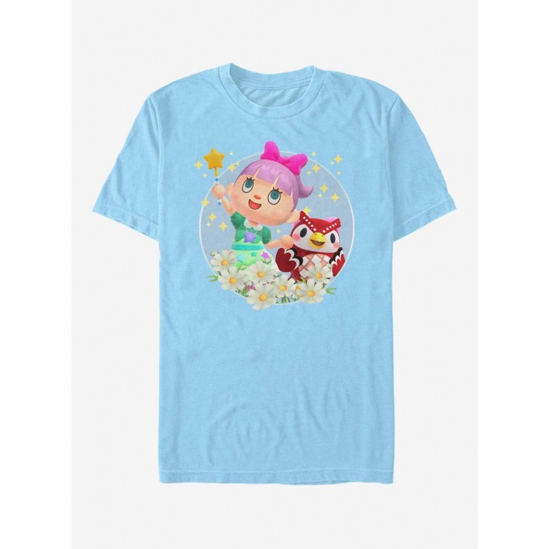 Unique Extra Soft Nintendo Animal Crossing Girly T-Shirt $11.56 T-Shirts