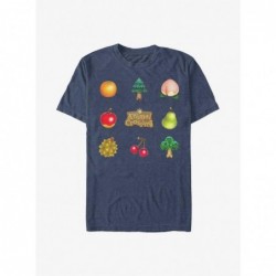 Fashion Nintendo Animal Crossing Island Fruit T-Shirt $8.84 T-Shirts