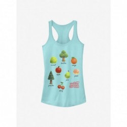 Fashion Nintendo Animal Crossing Fruits And Trees Girls Tank $8.76 Tanks