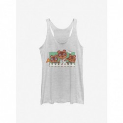 Best Deal Animal Crossing Nook Family Girls Tank $9.12 Tanks