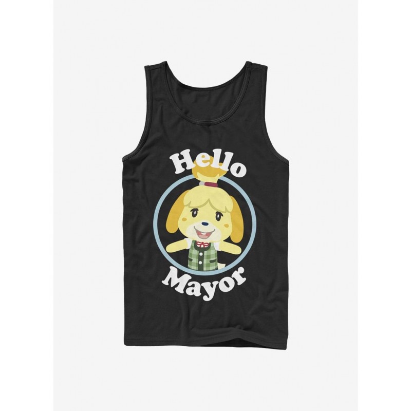 Clearance Animal Crossing Hello Mayor Tank $9.16 Tanks