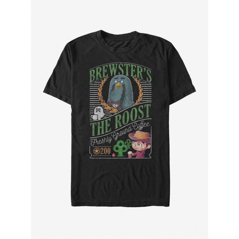 High Quality Animal Crossing Brewsters Cafe T-Shirt $10.28 T-Shirts