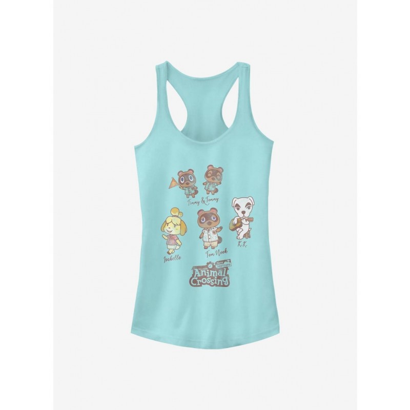 Hot Sale Animal Crossing Character Textbook Girls Tank $9.16 Tanks