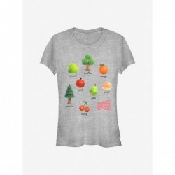 Best Deal Nintendo Animal Crossing Fruits And Trees Girls T-Shirt $7.47 T-Shirts