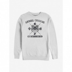 Exclusive Nintendo Animal Crossing Every Day Crew Sweatshirt $8.86 Sweatshirts