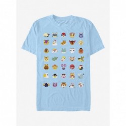 Hot Selling Extra Soft Nintendo Animal Crossing Character Heads T-Shirt $10.40 T-Shirts