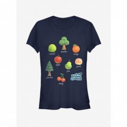 Flash Sale Nintendo Animal Crossing Fruits And Trees Girls T-Shirt $9.21 T-Shirts