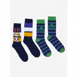 Pre-sale Discount Animal Crossing: New Horizons Nook Inc. Panels Crew Socks 2 Pair $5.06 Others