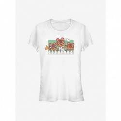 Value for Money Animal Crossing: New Horizons Nook Family Girls T-Shirt $9.46 T-Shirts