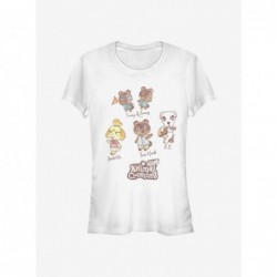 Hot Selling Animal Crossing Character Textbook Girls T-Shirt $9.46 T-Shirts