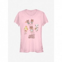 Hot Selling Animal Crossing Character Textbook Girls T-Shirt $9.46 T-Shirts