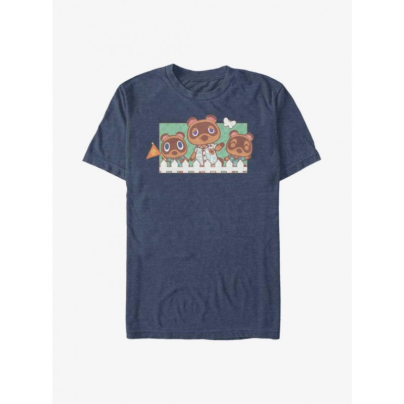 Value Item Nintendo Animal Crossing Nook Family T-Shirt $8.37 T-Shirts