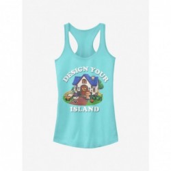 Hot Selling Animal Crossing Design Your Island Girls Tank $8.57 Tanks